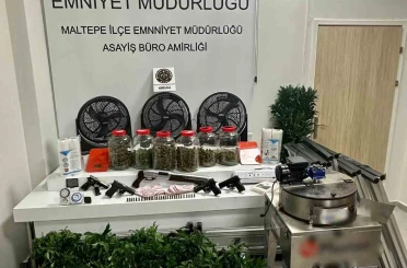 Maltepe’de bir uyuşturucu serası dronla tespit edildi: 3 gözaltı 