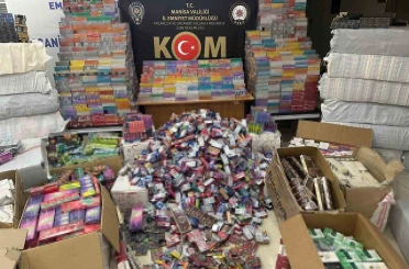 Manisa’da dev kaçak sigara operasyonu: 1 tutuklama 