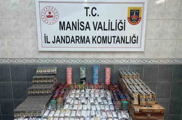 Manisa’da kaçak sigara ve elektronik sigara operasyonu