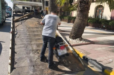 Manisa’da motosikletlere yaya yolu denetimi 