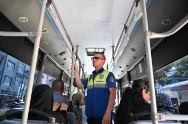 Manisa’da toplu taşımaya klima denetimi 