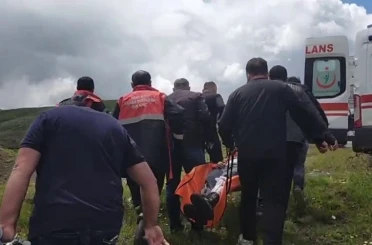 Mantar toplarken ayı saldırısına uğradı 