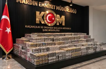 Mardin’de 12 bin 900 paket kaçak sigara ele geçirildi
