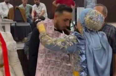 Mardin’de damada 200 liralık banknotlardan oluşan yelek giydirildi 