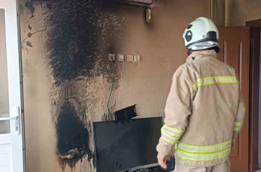 Mardin’de ev yangını 