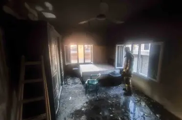 Mardin’de evde çıkan yangın söndürüldü

