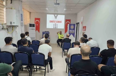 Mardin’de hükümlülere trafik kuralları semineri düzenlendi 