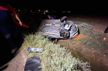 Mardin’de otomobil takla attı: 3 yaralı 