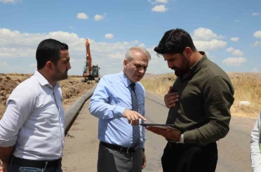 Mardin’in en büyük grup içme suyu hattında yenileme çalışmaları sürüyor 