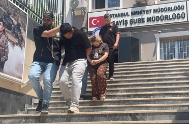 Markette çanta hırsızlığı kamerada 