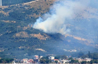 Marmara Adası’nda orman yangını başladı 