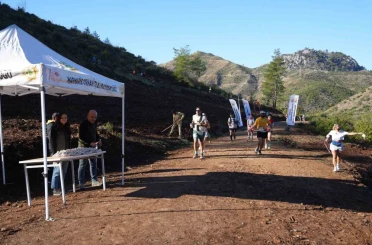 Marmaris Orman İşletme Müdürlüğü’nden Ultra Trail Maratonu’nda tohum atma etkinliği 