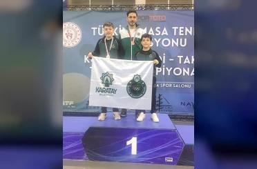 Masa tenisi ve halterde Karatay rüzgarı