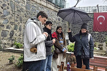 Mattia Ahmet Minguzzi öldürülmesinin 1. yıl dönümünde mezarı başında anıldı 