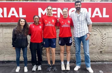 Melikgazi Kayseri Basketbol’un oyuncuları sağlık kontrolünden geçti 
