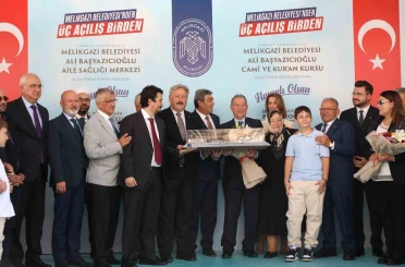 Melikgazi’de bir ASM ve cami daha açıldı 