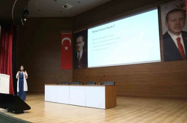 Melikgazi’de duruş bozuklukları ve ofis egzersizleri eğitimi verildi 