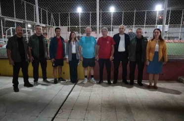 Menemen’de gençler sahada buluştu 