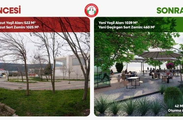 Menteşe kent merkezinde yeşil alan oranı arttırılıyor 