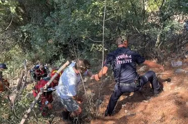 Menteşe’de otomobil uçuruma yuvarlandı: 1 yaralı

