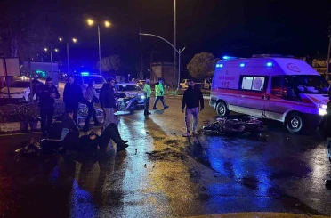 Menteşe’de trafik kazası: Motosiklet sürücüsü ağır yaralı 