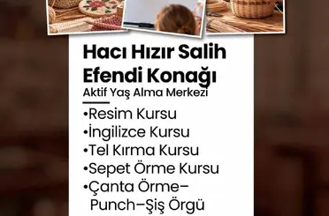 Merkezefendi’de Aktif Yaş Alma Merkezlerinde kurs kayıtları başladı
