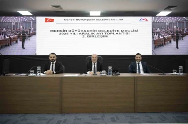 Mersin Büyükşehir Belediye Meclisinde 20 madde görüşüldü 