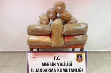 Mersin’de 100 kilo kaçak tütün ele geçirildi, 1 kişi gözaltına alındı 