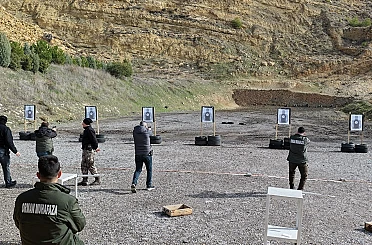 Mersin’de orman muhafaza personeline atış eğitimi 