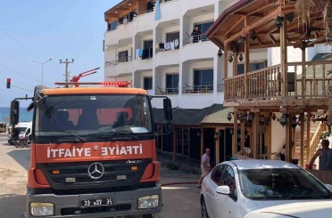 Mersin’de otelde yangın: 9 kişi dumandan etkilendi 
