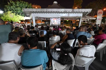 Mersin’de özel bireyler açık havada sinema keyfi yaşadı 