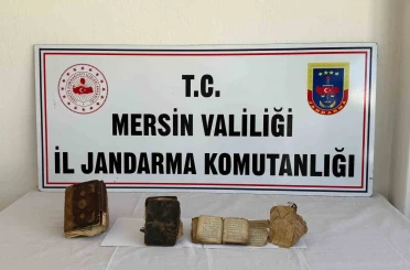 Mersin’de tarihi eser operasyonu 