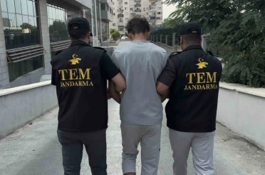 Mersin’de terör operasyonunda yakalanan şüpheli tutuklandı 