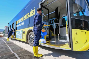 Mersin’de toplu taşımada hijyen ve güvenlik ön planda 