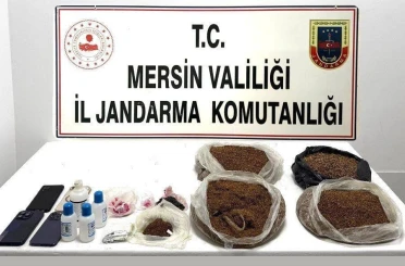 Mersin’de uyuşturucu operasyonu: 10,5 kilo bonzai ele geçirildi 