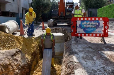 Mersin’de yağmur suyu altyapısı güçleniyor 