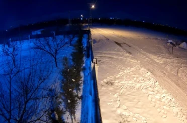 Meteorun düşme anı kamerada 