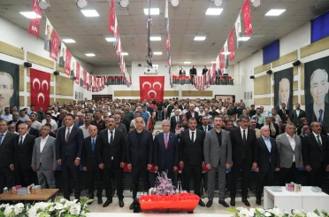 MHP Aşkale ilçe kongresi tamamlandı: Yeni Başkan Raci Gürcan Malli oldu 