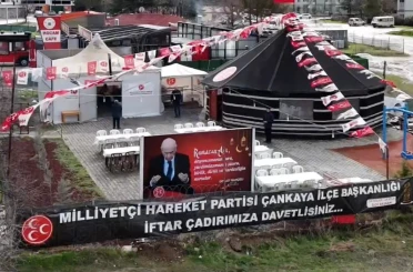 MHP Çankaya İlçe Başkanlığı 8’inci yılında iftar programlarına devam ediyor 