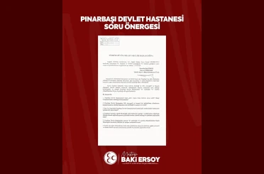 MHP’li Ersoy’dan Pınarbaşı için sağlık hamlesi