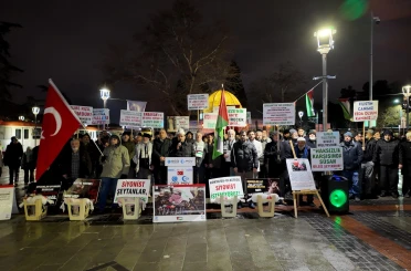 MİLKO'lar Türk Bayrağı ve Filistin için ayakta!