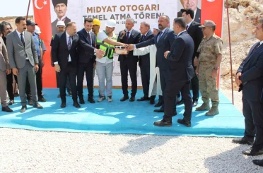 Midyat’ta modern otogarın temeli atıldı 