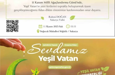 Milli Ağaçlandırma Günü’nde Sakarya’da binlerce fidan toprakla buluşacak 