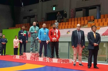 Millî güreşçi Berke Nergiz, Tokyo’dan madalyayla döndü 