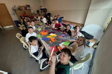 Minik öğrenciler mutfak ve tasarım atölyelerinde deneyim kazandı 