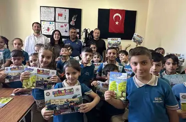 Minik öğrenciler Toplum Destekli Polislik Büro Amirliğini gezdi
