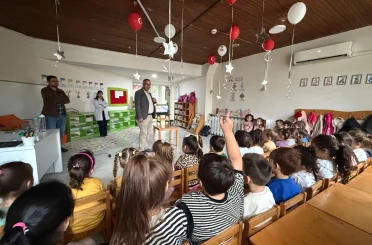 Minik öğrencilere tasarruf ve tutumluluk eğitimi verildi 