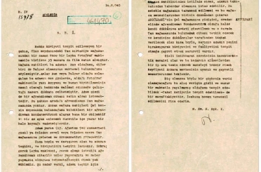 MİT’ten 1940 tarihli "acele" ibareli şüpheli takibi belgesi paylaşıldı