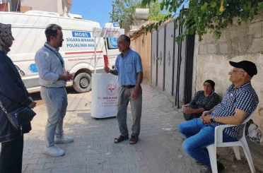 Mobil sigara bırakma polikliniği umut oluyor 