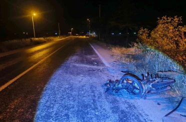 Motoaijlet sürücüsü kazada hayatını kaybetti 
